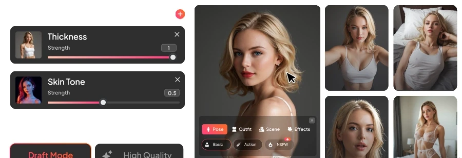 First-party Dream Companion customisation interface preview
